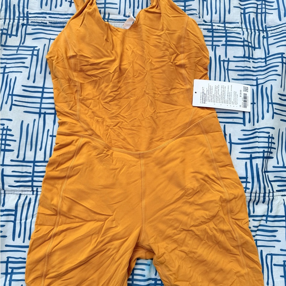 Vibrant Lululemon Orange Jumpsuit